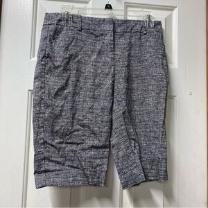 New York & Company Black and White Patterned Shorts